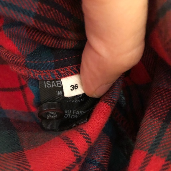 Isabel Maranf Etoile plaid shirt - Picture 3 of 4